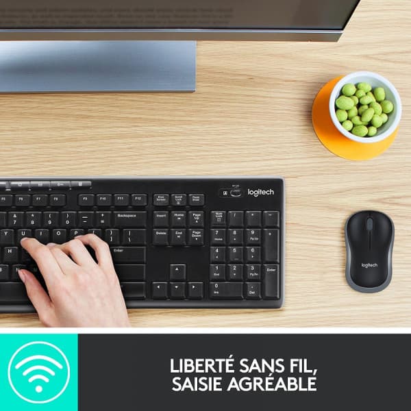 Logitech Desktop MK270 Sans-fil (Qwerty) 2