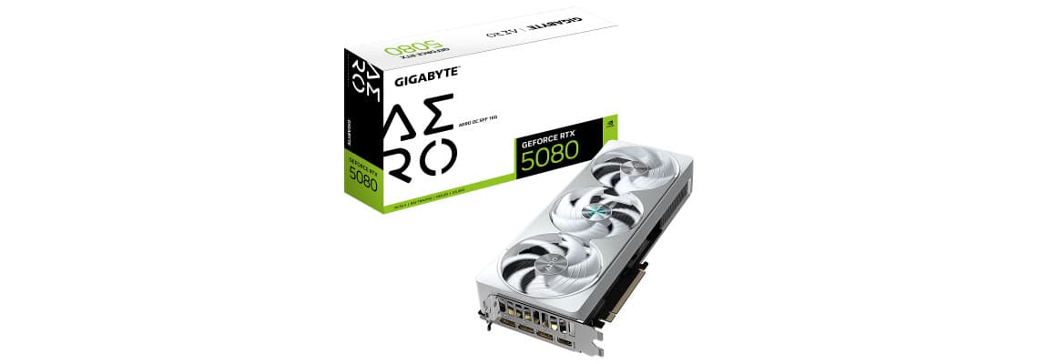Gigabyte GeForce RTX 5080 AERO OC SFF 16Go GDDR7 5