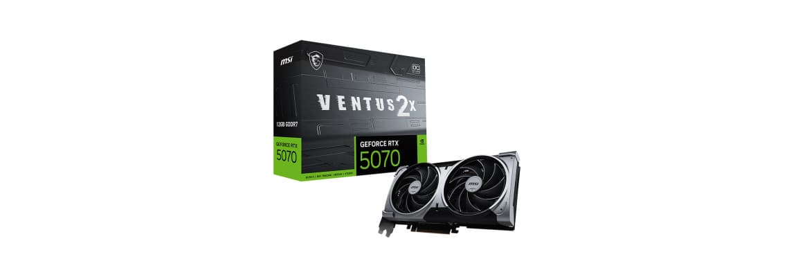 MSI GeForce RTX 5070 VENTUS 2X OC 12Go GDDR7 5