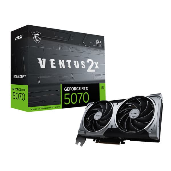 MSI GeForce RTX 5070 VENTUS 2X OC 12Go GDDR7 maroc prix