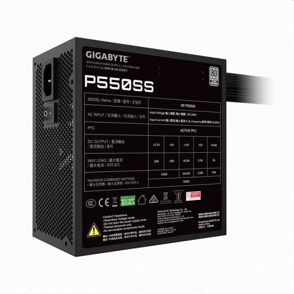 Gigabyte P550SS 550W Silver 3