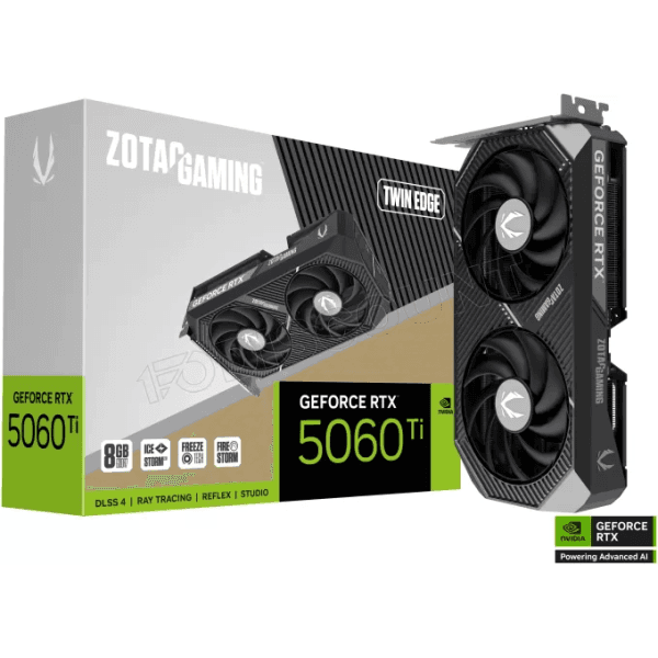 ZOTAC GAMING GeForce RTX 5060 Ti 8Go GDDR7 Twin Edge