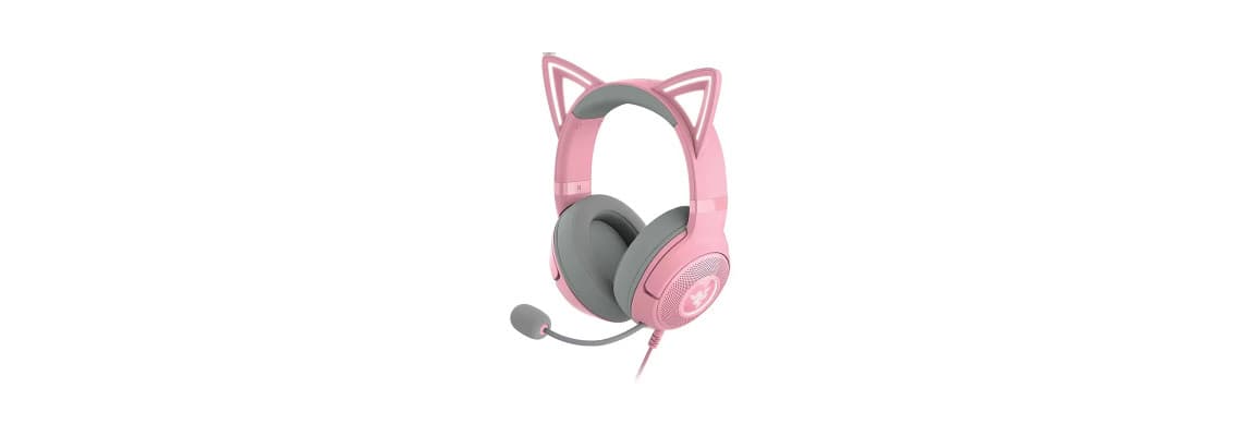RAZER KRAKEN KITTY V2 Quartz Rose 4