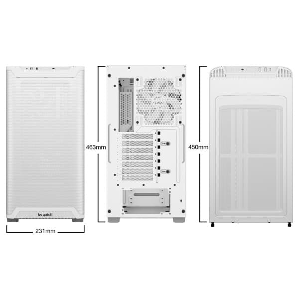 be quiet! Pure Base 501 Airflow Window (White) 4