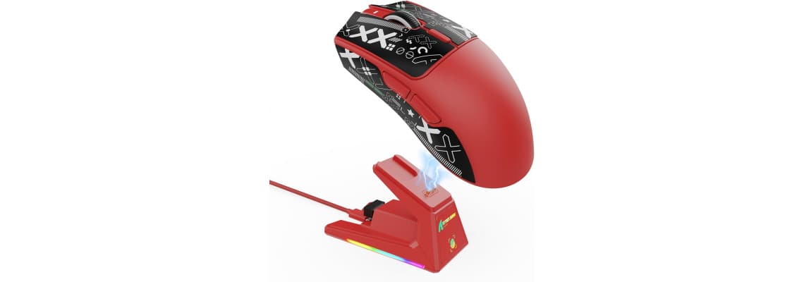 ATTACK SHARK X1 (Red&amp;Tape) 3