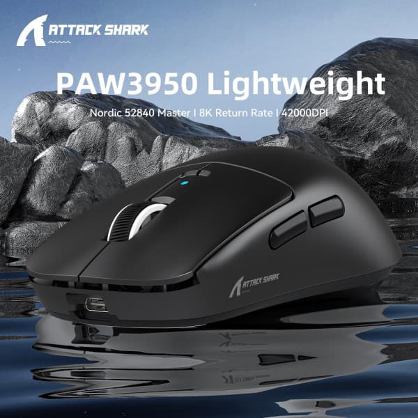 ATTACK SHARK R6 (Black) 2
