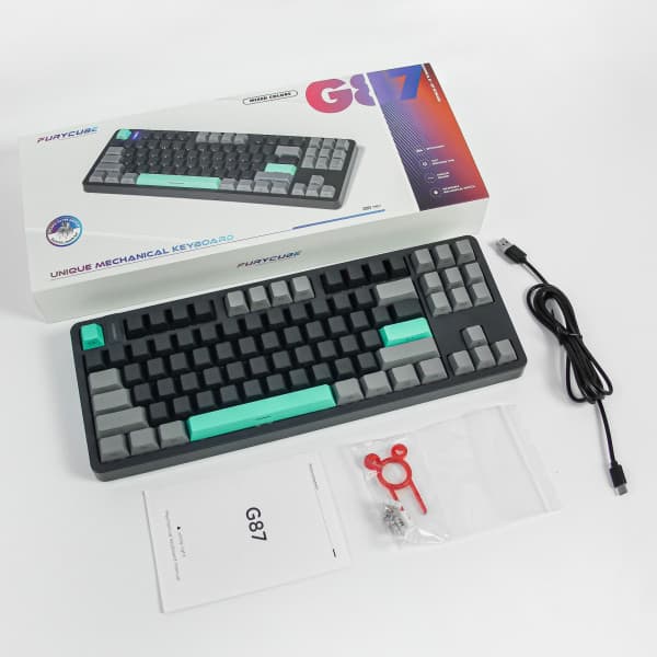 Furycube G87 GRAY (RED Switch) 2