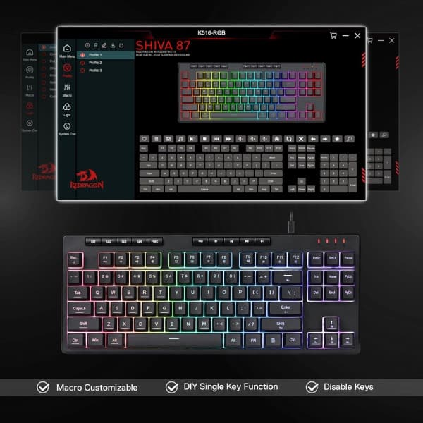Redragon K516 Shiva TKL RGB 5