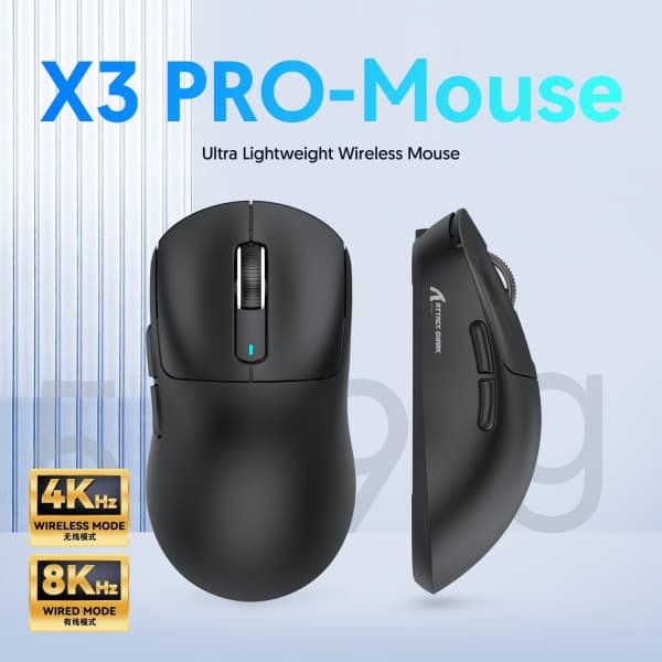 ATTACK SHARK X3 Pro (Black) 2