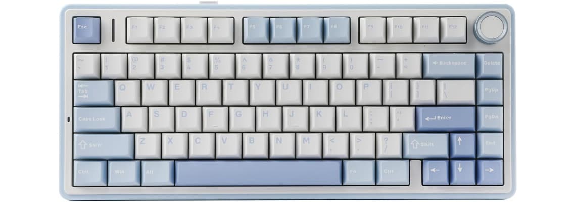 AULA F75 Sea Salt Blue (Graywood V3 Switch) 4