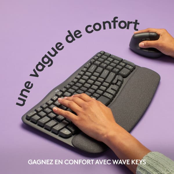 Logitech Wave Keys (Noir) 2