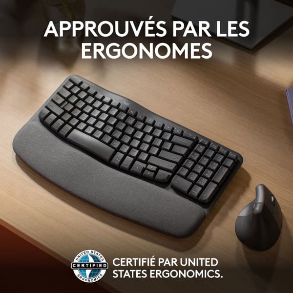 Logitech Wave Keys (Noir) 4