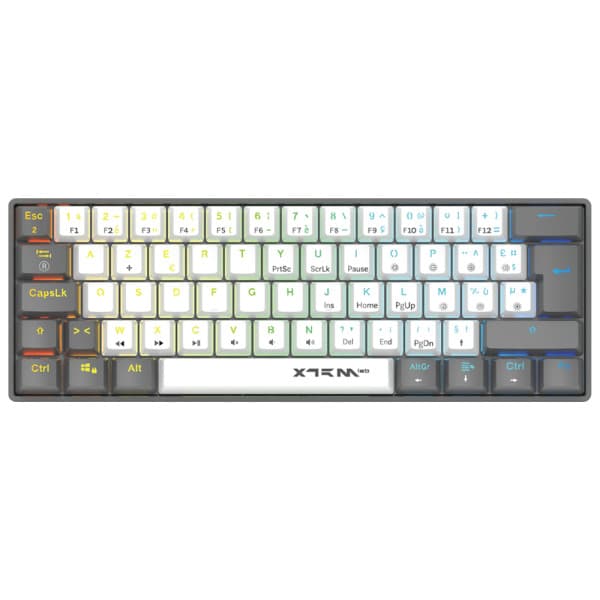XTRMLAB Vortex Mini White/Dark Grey (Red Switch) 2