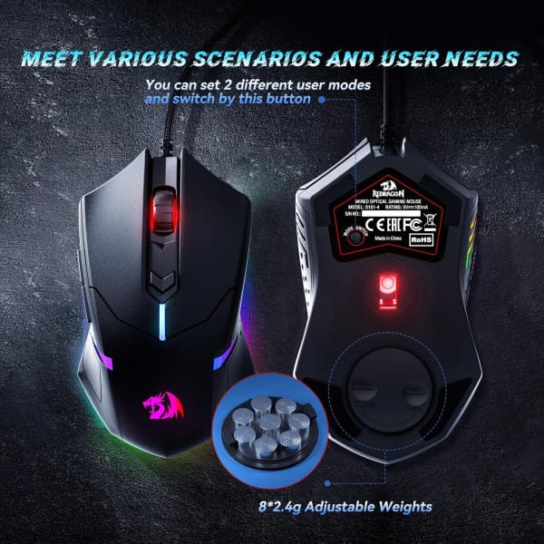 Redragon S101-5 Combo 2in1 3
