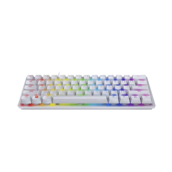 Razer Huntsman Mini Mercury (Red Switch) Blanc 2