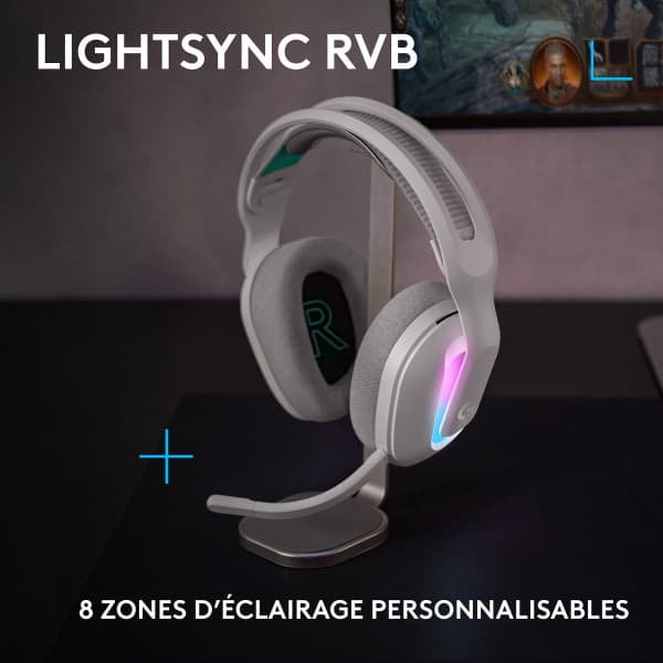 Logitech G G522 Lightspeed (Blanc) 3