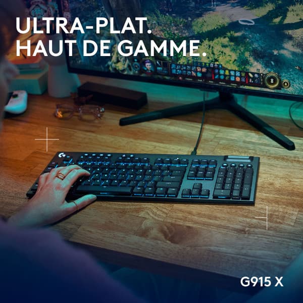 Logitech G G915X Noir (Tactile Version) 2