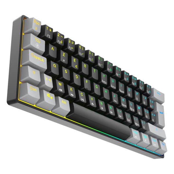 XTRMLAB Vortex Mini Black/Light Grey (Red Switch) 3