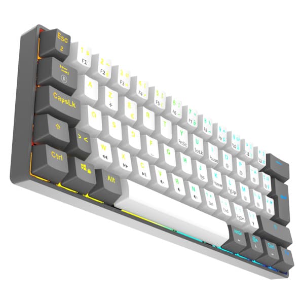 XTRMLAB Vortex Mini White/Dark Grey (Red Switch) 3