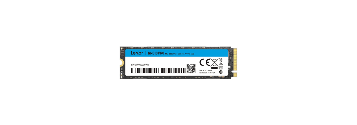 Lexar NM610 PRO M.2 PCIe Gen3x4 NVMe 500GB 3