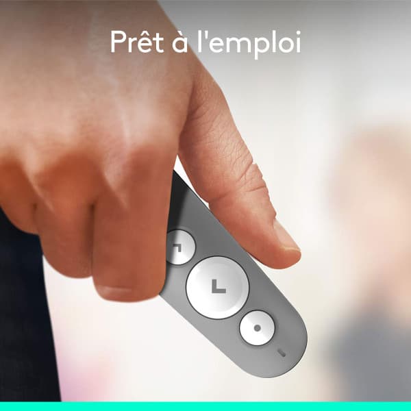 Logitech R500s Laser Presentation Remote Gris 2