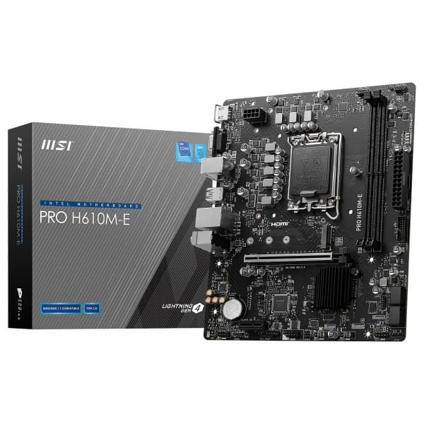 MSI PRO H610M-E DDR5 maroc prix