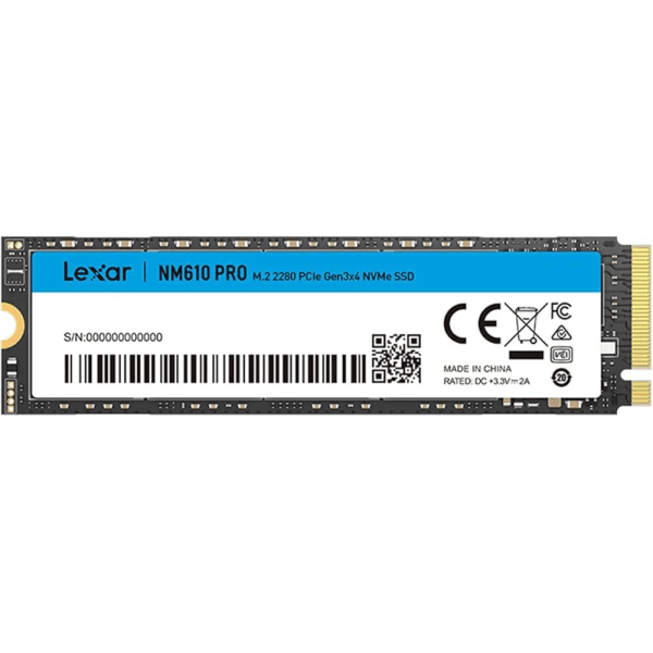 Lexar NM610 PRO M.2 PCIe Gen3x4 NVMe 2TB