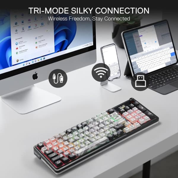 Redragon Galatin PRO K719 Wireless (Street Graffiti) 3