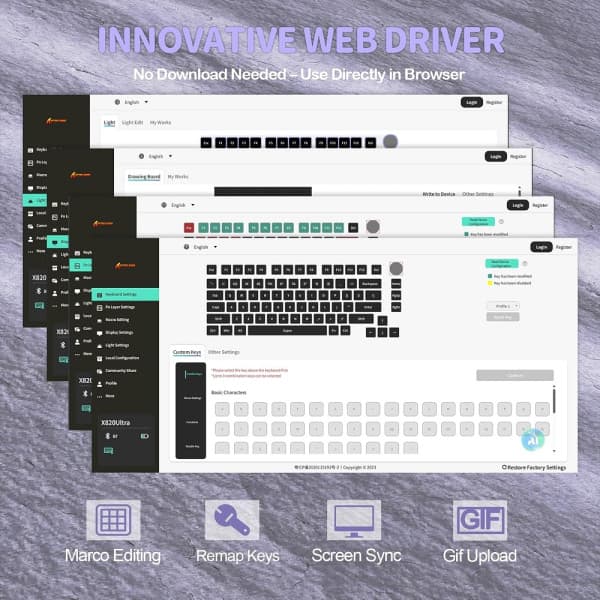 ATTACK SHARK X820 Ultra Shark Switch (Lavender) 5