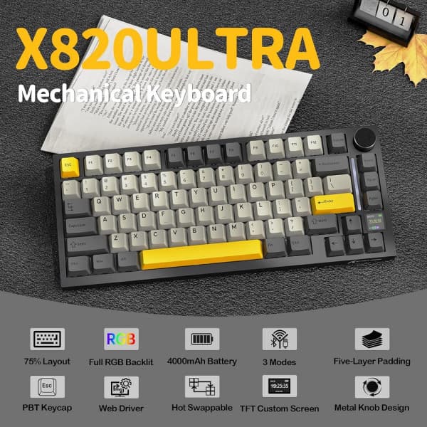 ATTACK SHARK X820 Ultra Shark Switch (Starry Night) 2