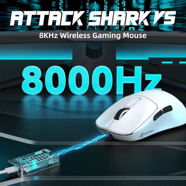 ATTACK SHARK V5 (White) 2