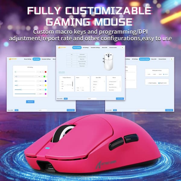 ATTACK SHARK X8SE (Berry Red) 5
