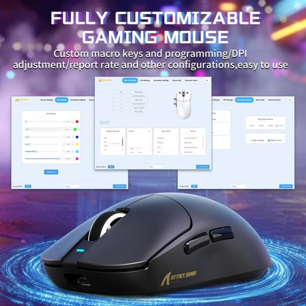 ATTACK SHARK X8SE (Black) 5