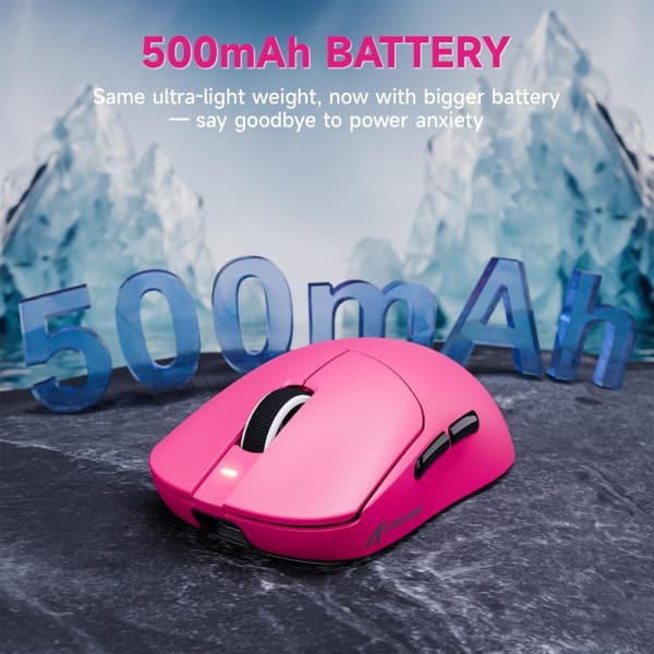 ATTACK SHARK X8PLUS (Berry Red) 5