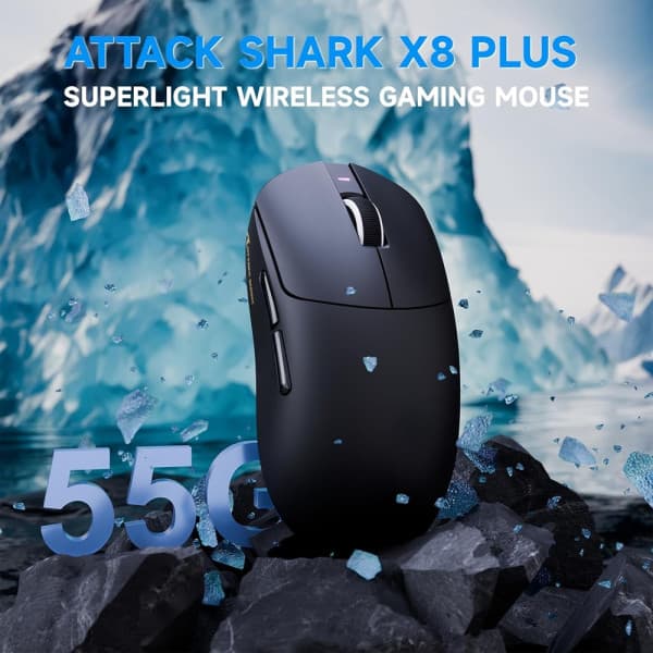 ATTACK SHARK X8PLUS (Black) 2