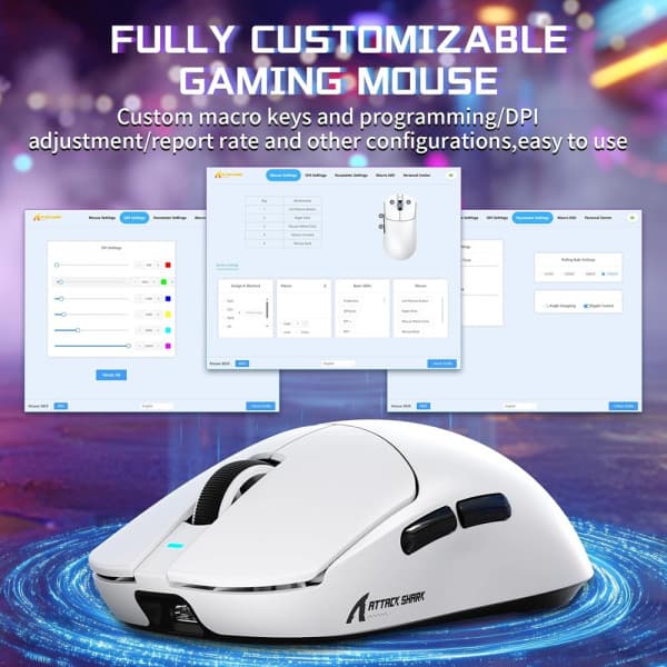 ATTACK SHARK X8PLUS (White) 5