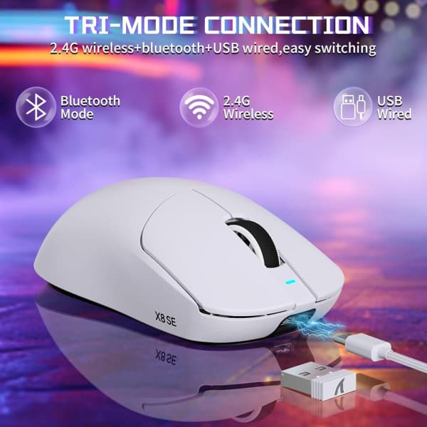 ATTACK SHARK X8PLUS (White) 3