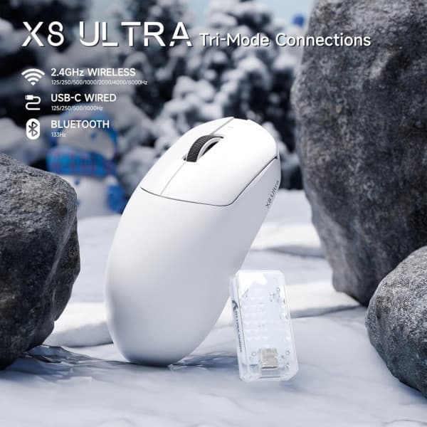 ATTACK SHARK X8ULTRA (White) 2