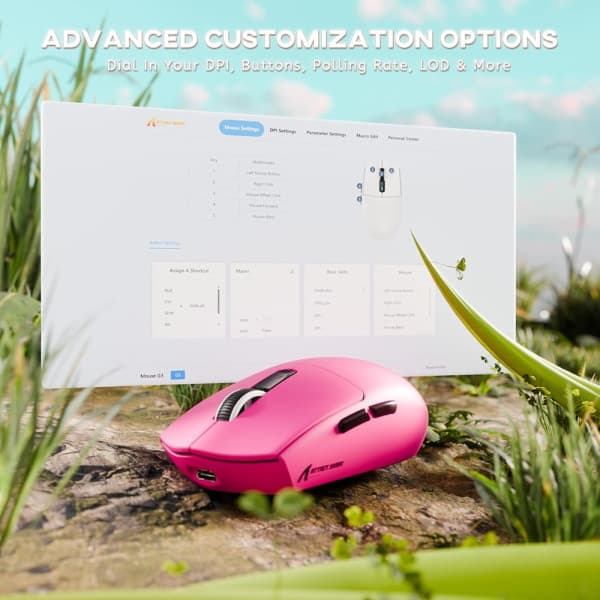 ATTACK SHARK G3 (Berry Red) 4