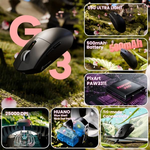 ATTACK SHARK G3 (Black) 2