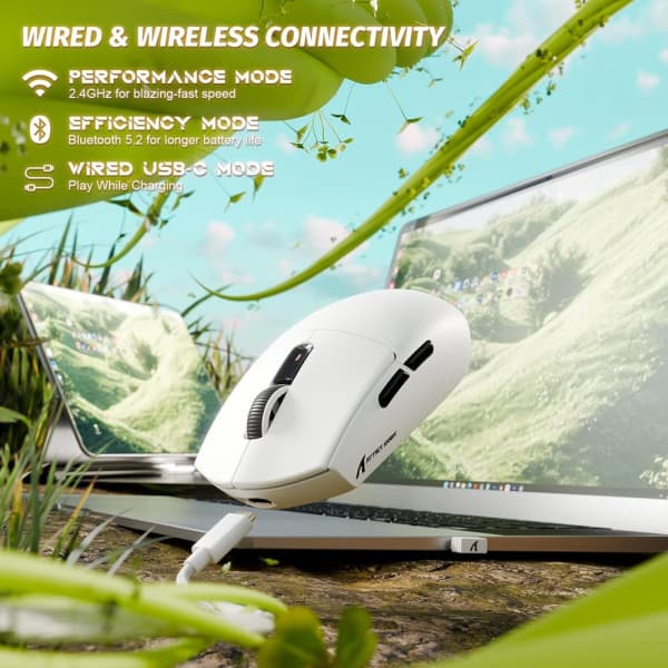 ATTACK SHARK G3 (White) 3