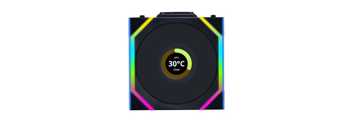 Lian Li UNI Fan SL Wireless LCD 120 Black 5