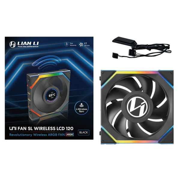 Lian Li UNI Fan SL Wireless LCD 120 Black 4