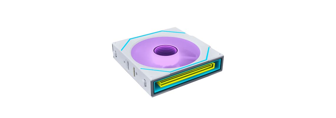 Lian Li UNI Fan SL-Infinity Wireless 120 White 3