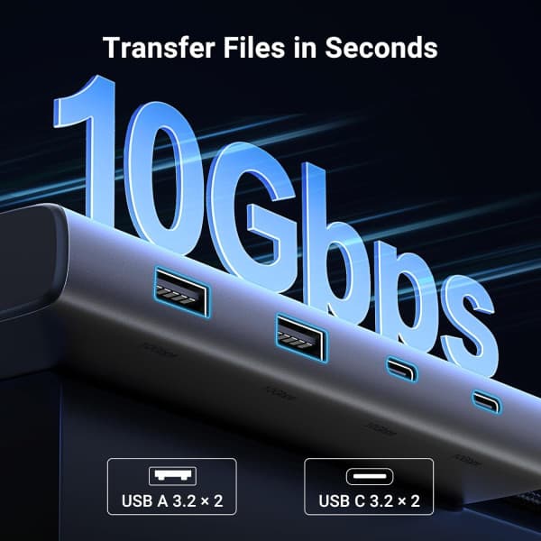 Ugreen Station d'accueil USB-C 8 en 1 (HDMI*2 + DP) 3