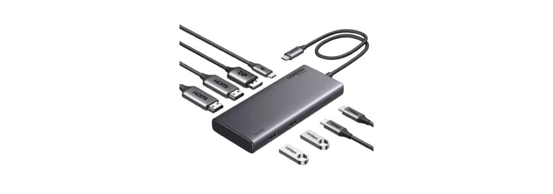 Ugreen Station d'accueil USB-C 8 en 1 (HDMI*2 + DP) 5