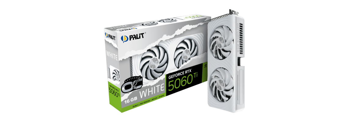 PALIT GeForce RTX 5060 Ti 16GB OC GDDR7 White 5