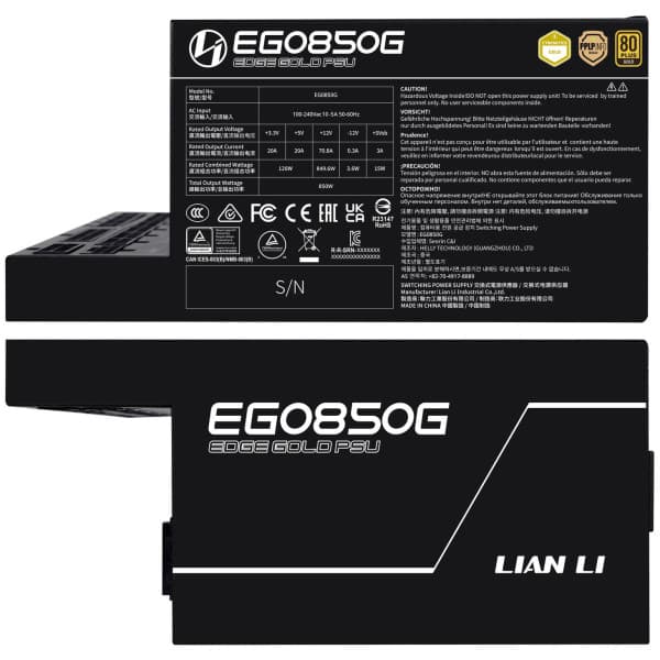 Lian Li Edge 850 80PLUS GOLD 850W (Black) 3
