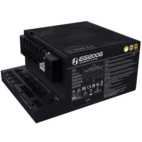 Lian Li Edge 1200 80PLUS GOLD 1200W (Black) - With Hub 2