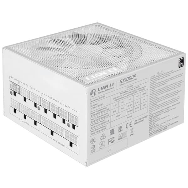 Lian Li SX 1000P Series 80PLUS PLATINUM 1000W (White) 3